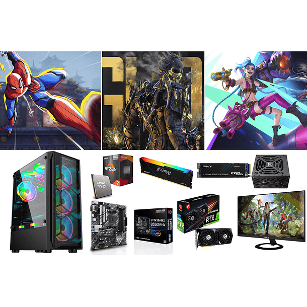 COMBO / RYZEN 7 5700X + RTX 3050 1
