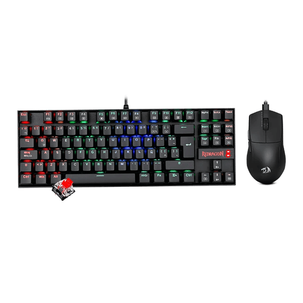COMBO 2 EN 1 / MITRA RGB MECANICO USB S145 - REDRAGON 3