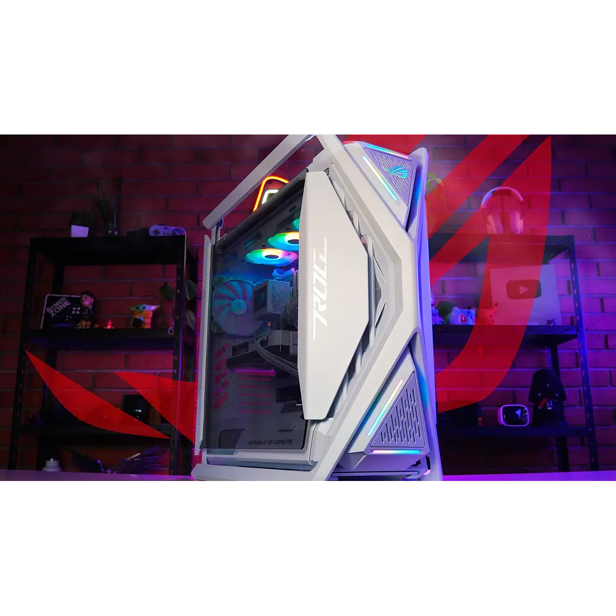 HYPERION WHITE RGB - 4 FANS - ASUS ROG