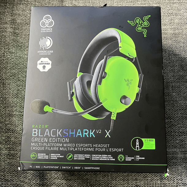BLACKSHARK V2 X GREEN - RAZER 4