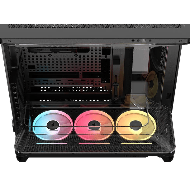 AIR CUBE 5400 + 3 FANS LX120R LINK RGB NEGRA - CORSAIR 4