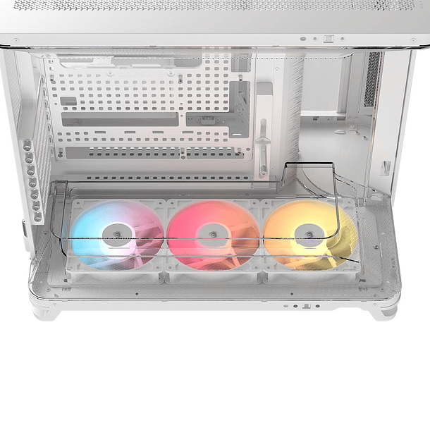 AIR CUBE 5400 + 3 FANS LX120R LINK RGB WHITE - CORSAIR 4