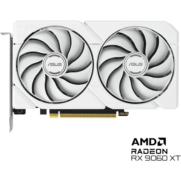 ✔️ RADEON RX 9060 XT DUAL WHITE 16GBS - ASUS 2