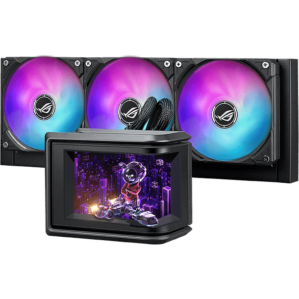 LIQUIDA ROG RYUO 4 360M ARGB AMOLED 7 - ASUS 3