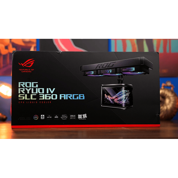 LIQUIDA ROG RYUO 4 360M ARGB AMOLED 7 - ASUS 2