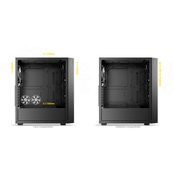 AX65 + 4 FANS ARGB - ANTEC 6