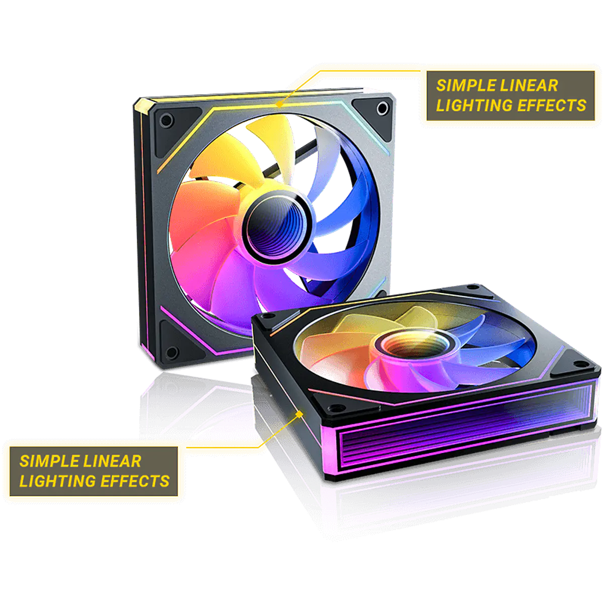 KIT DE 3 FANS ARGB VISION BLACK - ANTEC