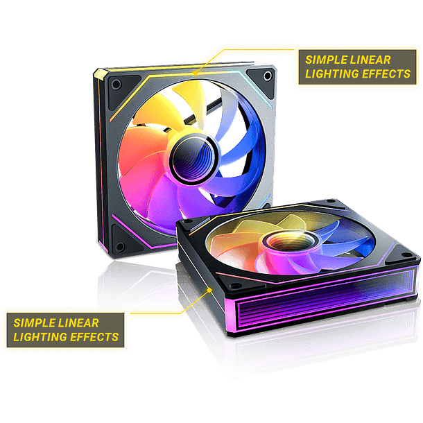 KIT DE 3 FANS ARGB VISION BLACK - ANTEC 5