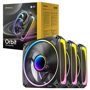 KIT DE 3 FANS ORBITAL ARGB - ANTEC