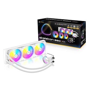 LIQUIDA 360MM SKELETON WHITE ARGB - ANTEC