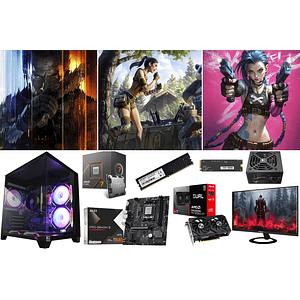 COMBO CUBICO / RYZEN 7 8700F + RX 9060 XT