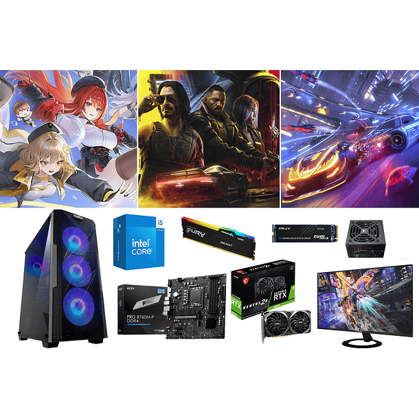 COMBO / CORE I5 14600KF + RTX 3050 1