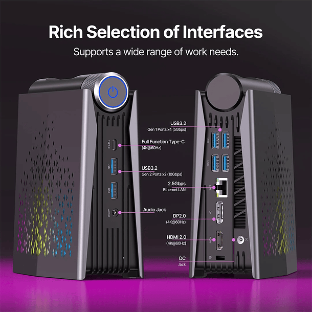 MINI PC / RYZEN 7 8745HS + RADEON 780M 11