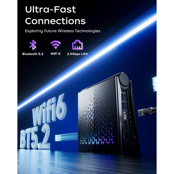 MINI PC / RYZEN 7 8745HS + RADEON 780M 10