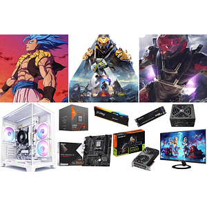 COMBO CUBICO WHITE / RYZEN 7 8700F + RTX 5060