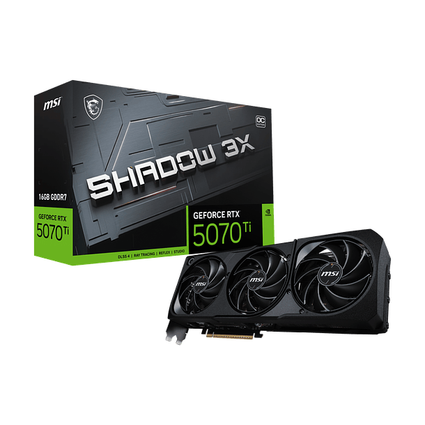 ✔️ RTX 5070 TI SHADOW X3 OC 16GBS  - MSI 1