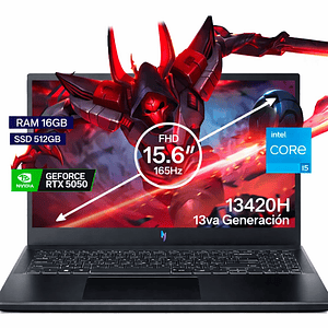 CORE I5 13420H + RTX 5050 - ACER NITRO V15S