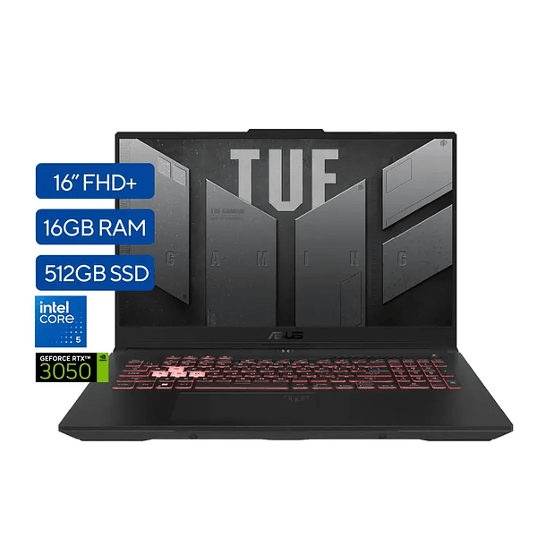 CORE I5 210H + RTX 3050 - ASUS TUF F16 3