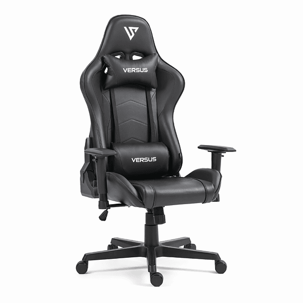 SILLA V10 BLACK CUERO - VERSUS 2