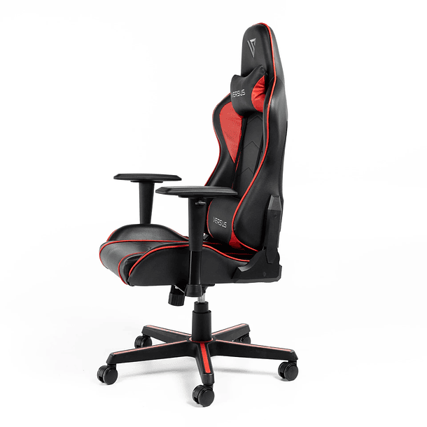 SILLA V10 RED BLACK CUERO - VERSUS 3