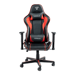 SILLA V10 RED BLACK CUERO - VERSUS