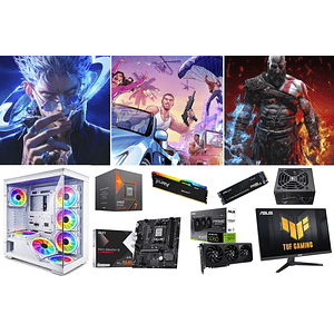 COMBO CUBE PRO WHITE / RYZEN 7 8700F + RTX 5060 - 144HZ