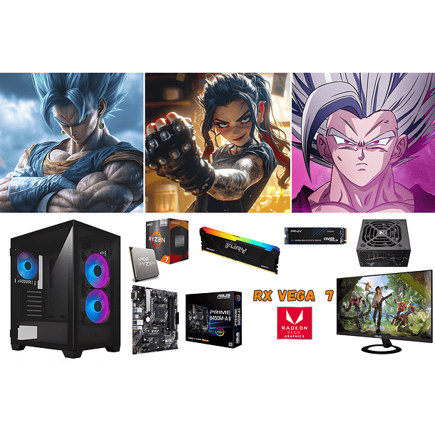 COMBO CUBICO / RYZEN 7 5700G + RX VEGA 1