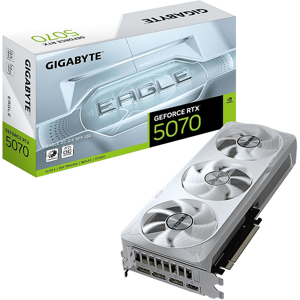 ✔️ RTX 5070 EAGLE ICE WHITE W.F OC 3X 12GBS - GIGABYTE 1