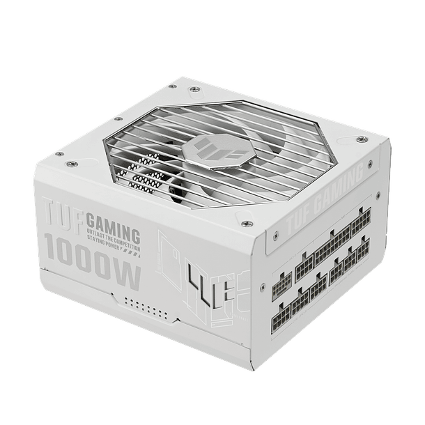FUENTE REAL 1000W TUF GAMING 80P GOLD MODULAR WHITE - ASUS  2