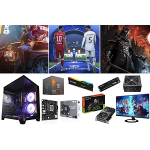 COMBO CUBICO / RYZEN 7 8700F + RTX 5060 + 32GBS