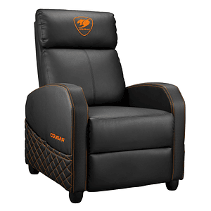 SOFA RANGER ELITE NARANJA NEGRO CUERO - COUGAR