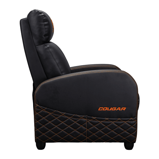 SOFA RANGER ELITE NARANJA NEGRO CUERO - COUGAR 5