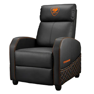 SOFA RANGER ELITE NARANJA NEGRO CUERO - COUGAR