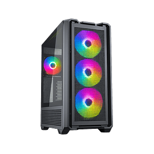 MX 600 FULL TOWER BLACK + 4 FANS ARGB - COUGAR