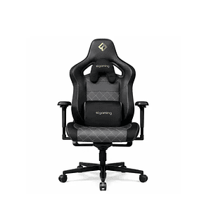 SILLA X THOR GOLD CUERO NEGRO - ST GAMING