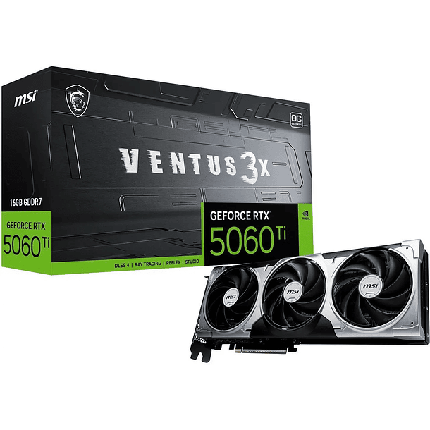 ✔️ RTX 5060 TI VENTUS 3X OC 16GBS - MSI 1