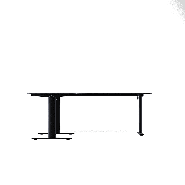 ESCRITORIO VORTEX ELECTRICO EN L ELEVABLE NEGRO MATE - ST GAMING 2