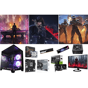 COMBO CUBICO / RYZEN 5 9600X + RTX 5060 TI 16GBS