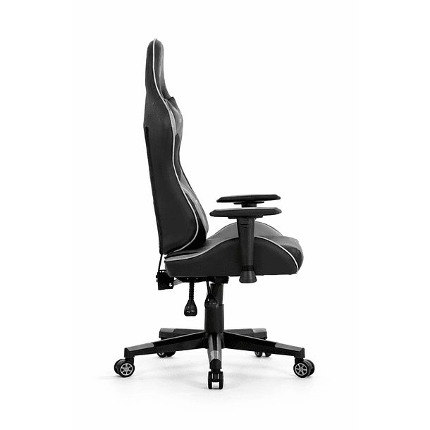 SILLA X10 PREMIER GRAY CUERO - ST GAMING 2