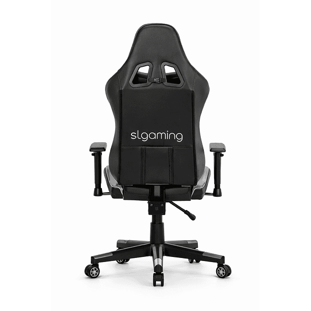 SILLA X10 PREMIER GRAY CUERO - ST GAMING 3