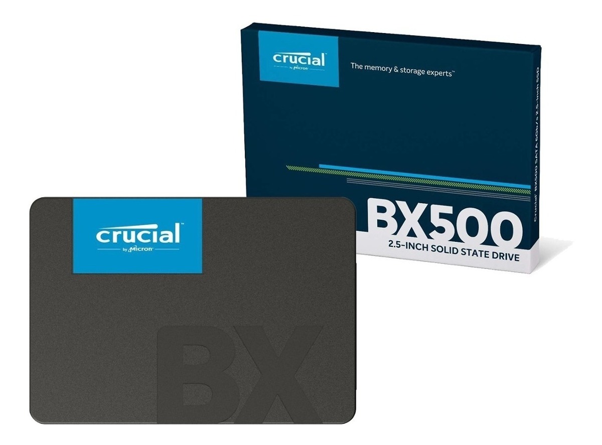 SOLIDO SATA (SSD) 240GB - CRUCIAL BX500 | Tienda Gamer Medellin