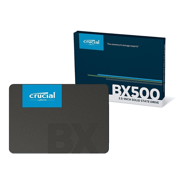 SOLIDO SATA (SSD) 500GB - CRUCIAL BX500 1