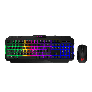 COMBO / 2 EN 1 GK TECLADO Y MOUSE - MSI FORCE 