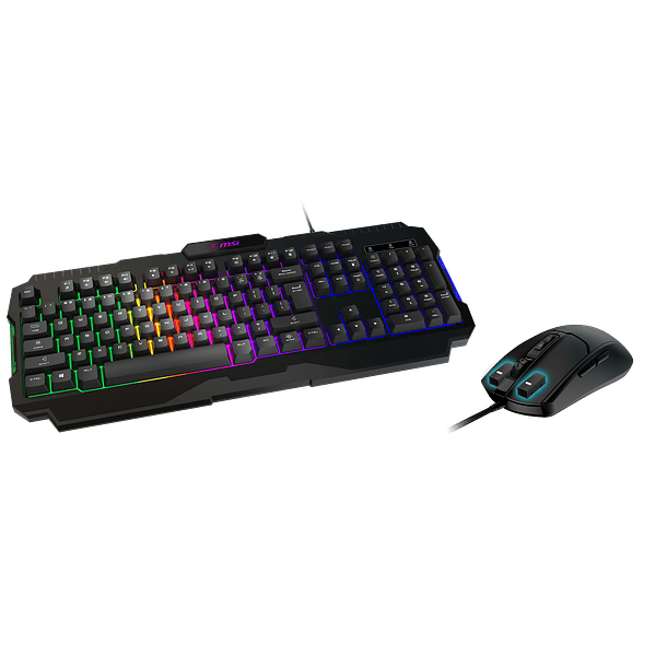 COMBO / 2 EN 1 GK TECLADO Y MOUSE - MSI FORCE  2