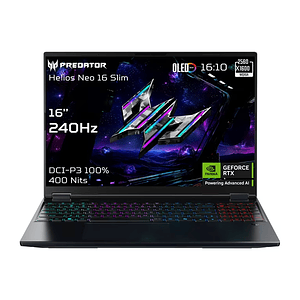 ULTRA 9 275HX + RTX 5070 TI + 32GBS RAM - PREDATOR HELIOS NEO 16S AI