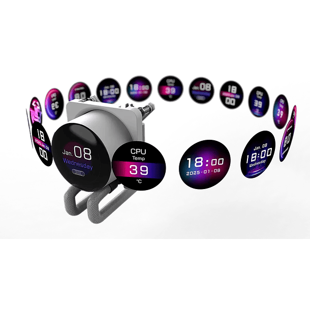 LIQUIDA MAG P13 ARGB 360 PANTALLA LCD BLACK - MSI 4