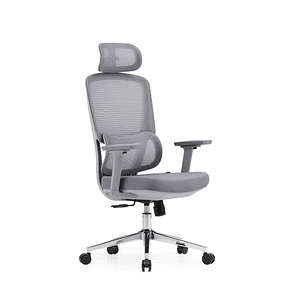 SILLA F15 ERGONOMICA GRIS BLANCA - VERSUS