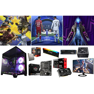 COMBO CUBICO / RYZEN 7 5700X + RX 9060 XT