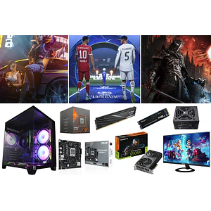 COMBO CUBICO / RYZEN 7 8700F + RTX 5060 + 32GBS