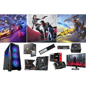 COMBO / RYZEN 7 8700F + RX 9060 XT